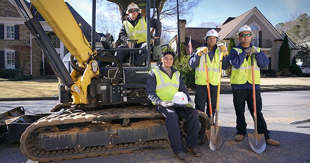 three employees